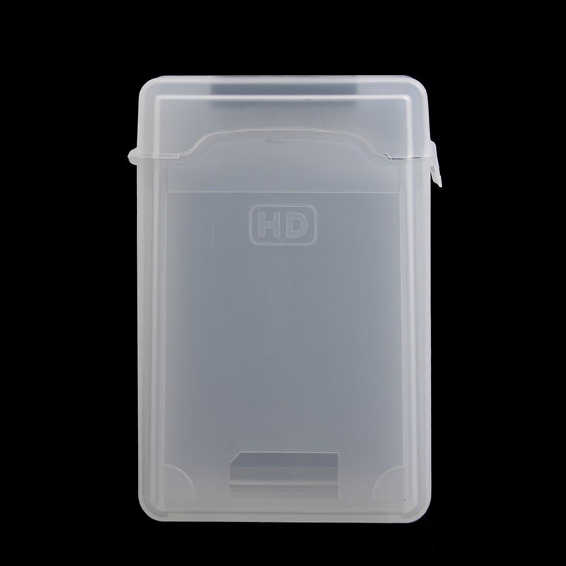 3.5" Dustproof Protection Box Case For SATA IDE HDD Hard Disk Drive Storage Feb6: White