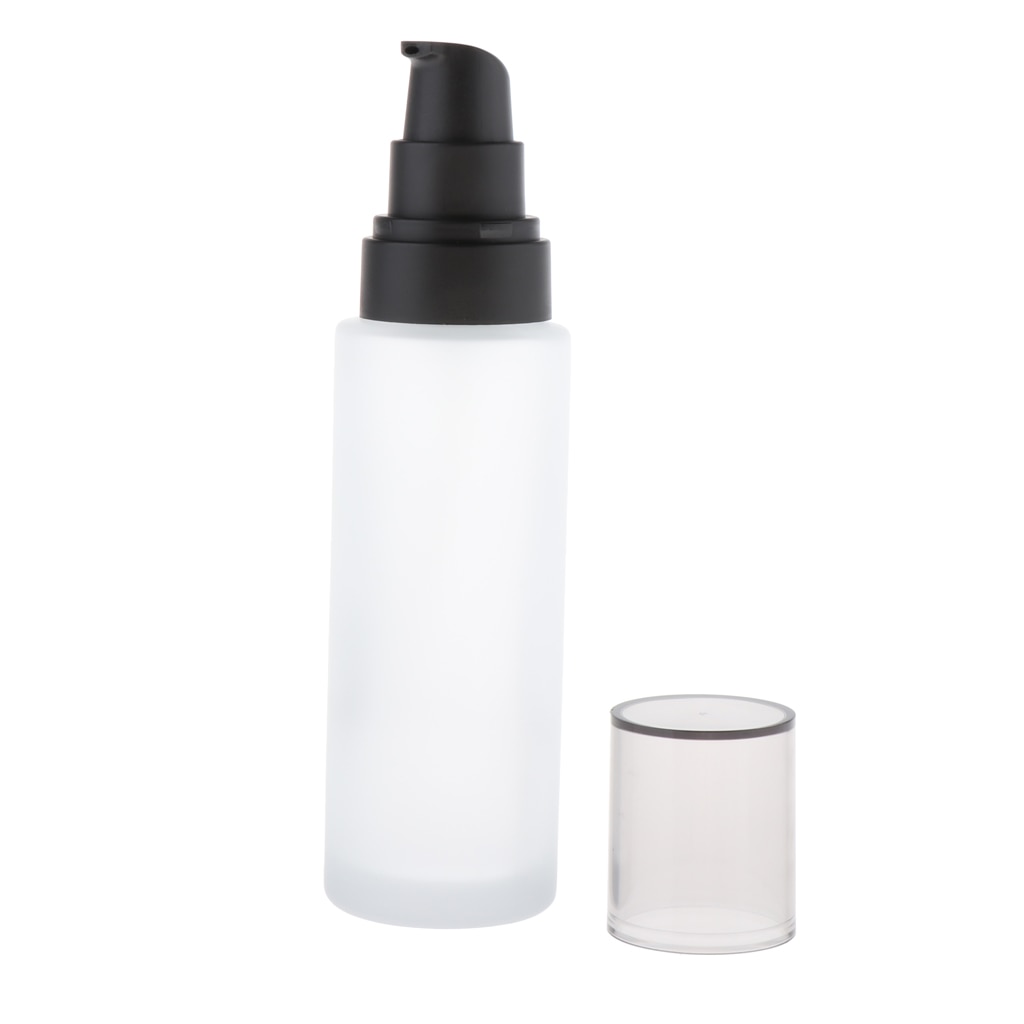 Lege Frosted Glas Pomp Fles Matte Lotion Fles Hervulbare Container Voor Reizen, Cosmetica, Aromatherapie En Meer
