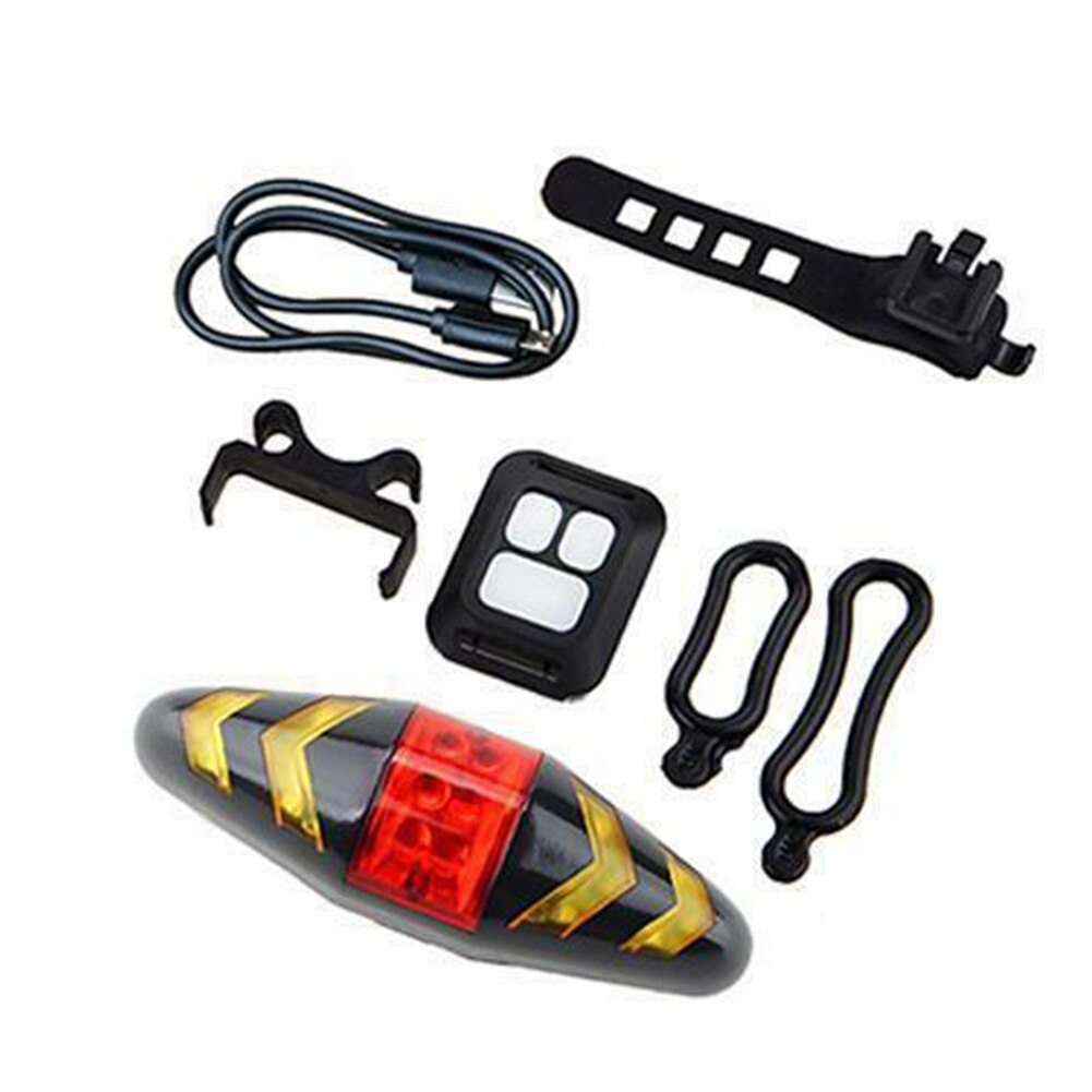 Fahrrad USB LED Scheinwerfer Anzeige Drahtlose Fernbedienung Blinker Lampe Mountainbike Lichter Radfahren Blinkende Rücklicht