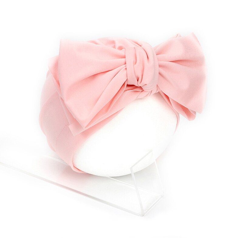 Grote strikken babyhoed zacht lente zomer kinderen babymeisje muts schattige kinderen peuter muts tulband