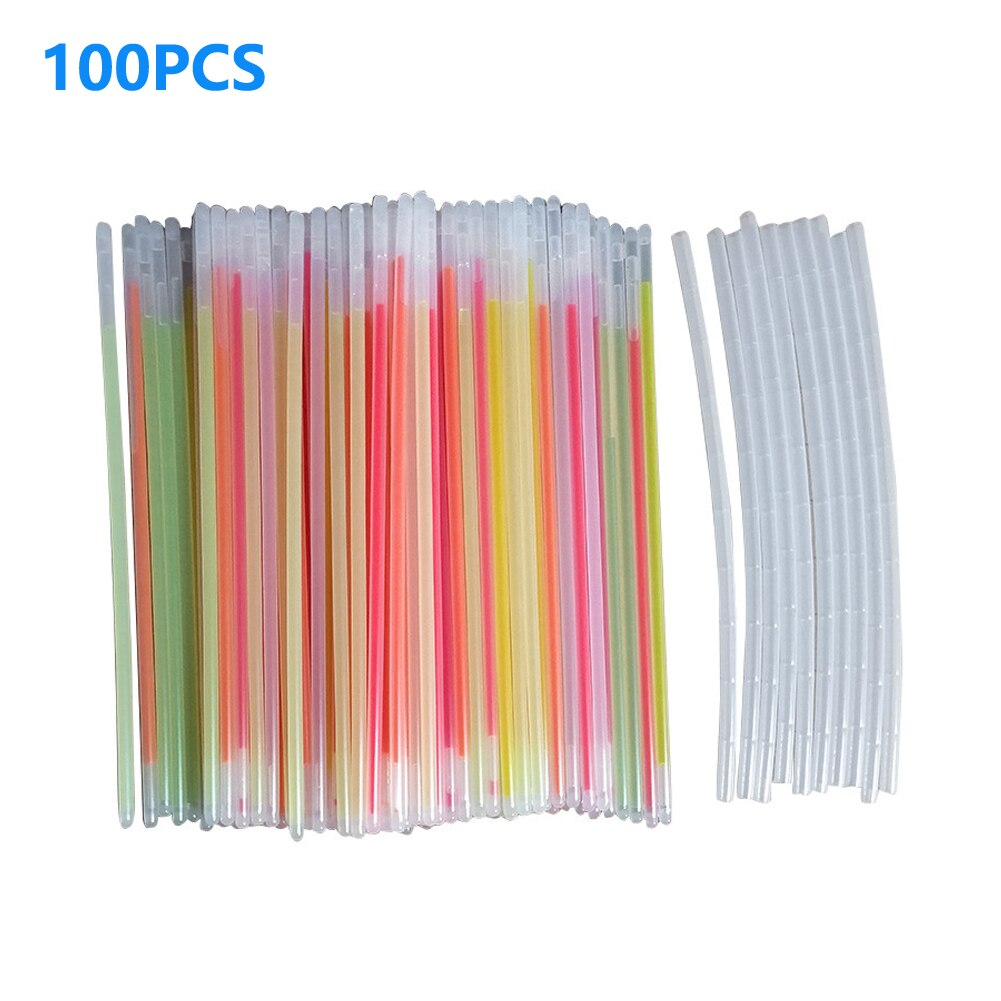 100 Pcs Glow Sticks Light toys Fluorescence Light Bracelets Necklaces Neon Bright Colorful flash Glow Sticks Party Supplies Toy
