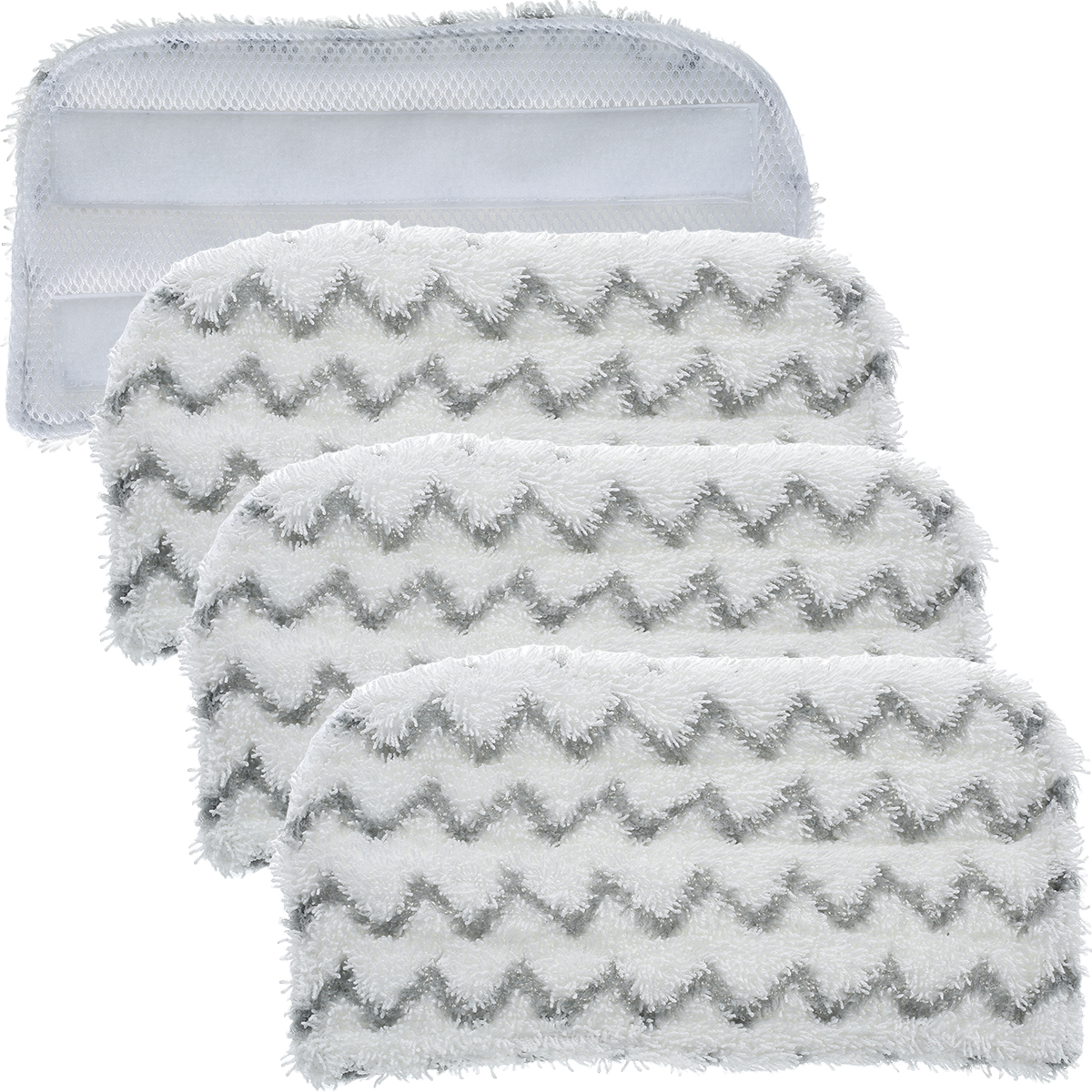 1/2/3- set ångmoppsdyna, ersättningsdyna, återanvändbar moppdyna, tvättbar rengöringsdyna för shark steam mop  s1000 s1000a s1000c s1000wm: Blå