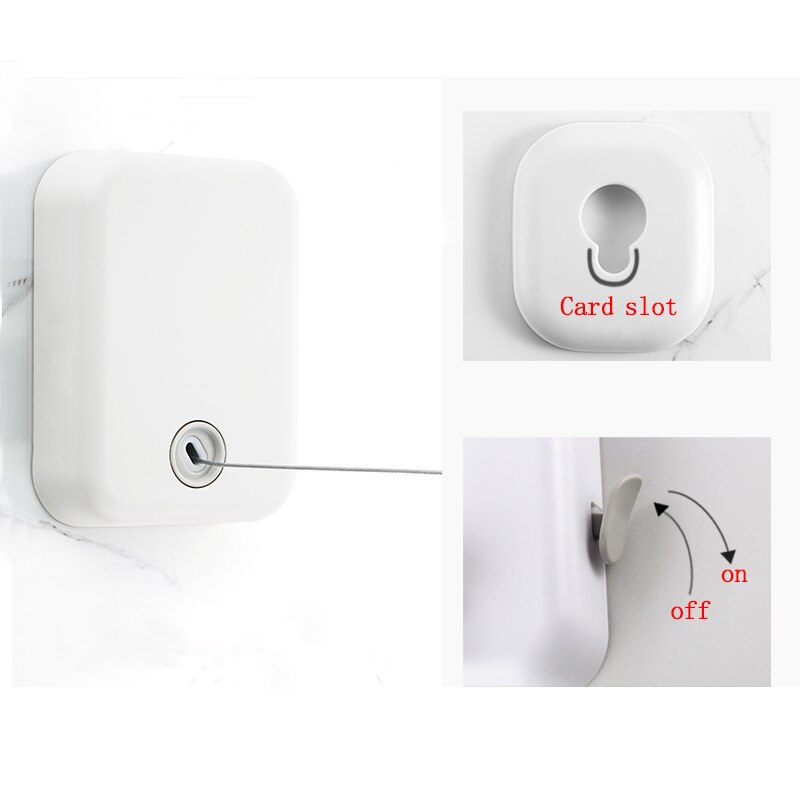 Retractable Clothesline Outdoor Indoor Balcony Clothes Drying Rack Rope Telescopic Stainless String Invisible Clothesline Dryer