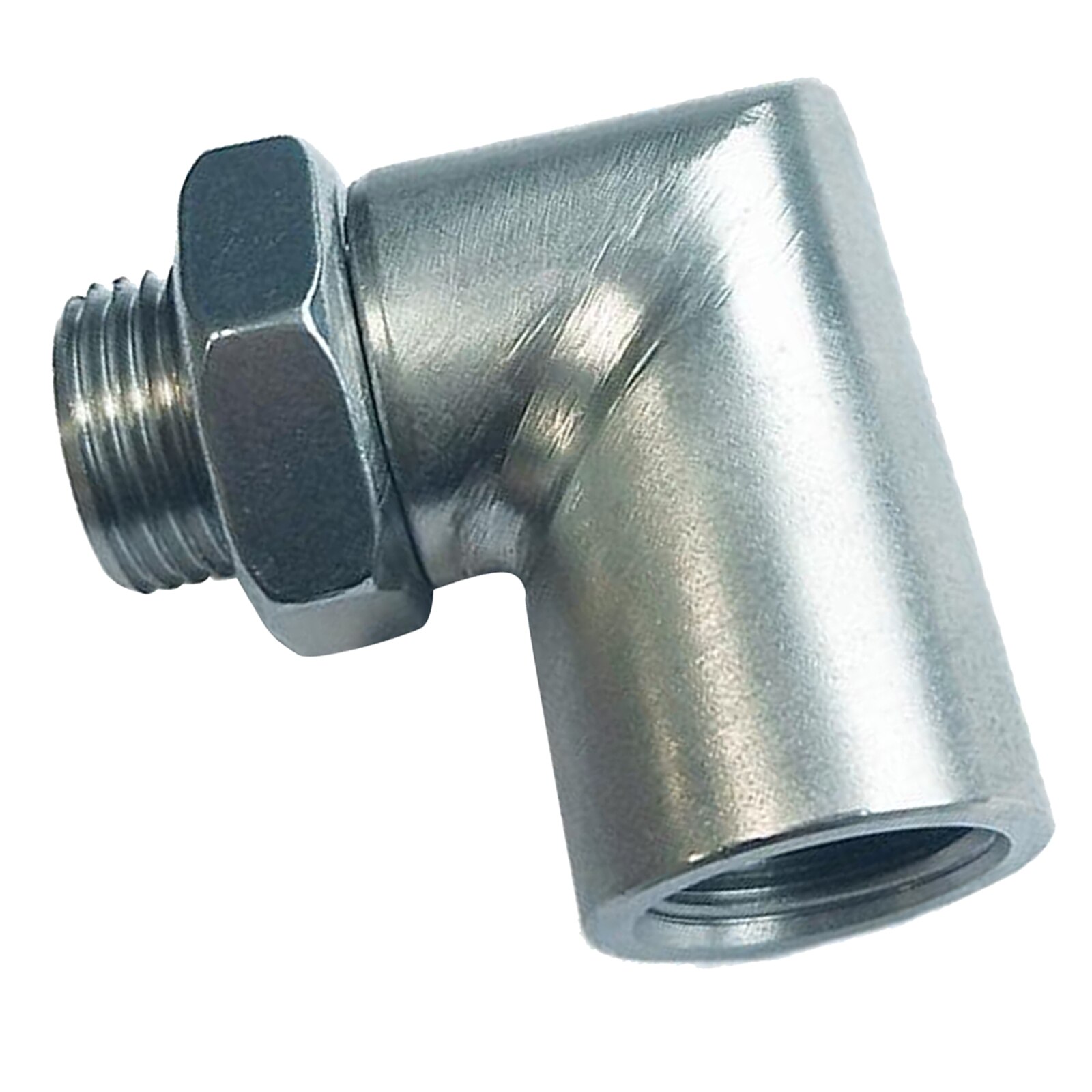 Stainless Steel Car O2 Angled Extender Spacer M18 x1.5,Universal for Any Thread Size of 18mm