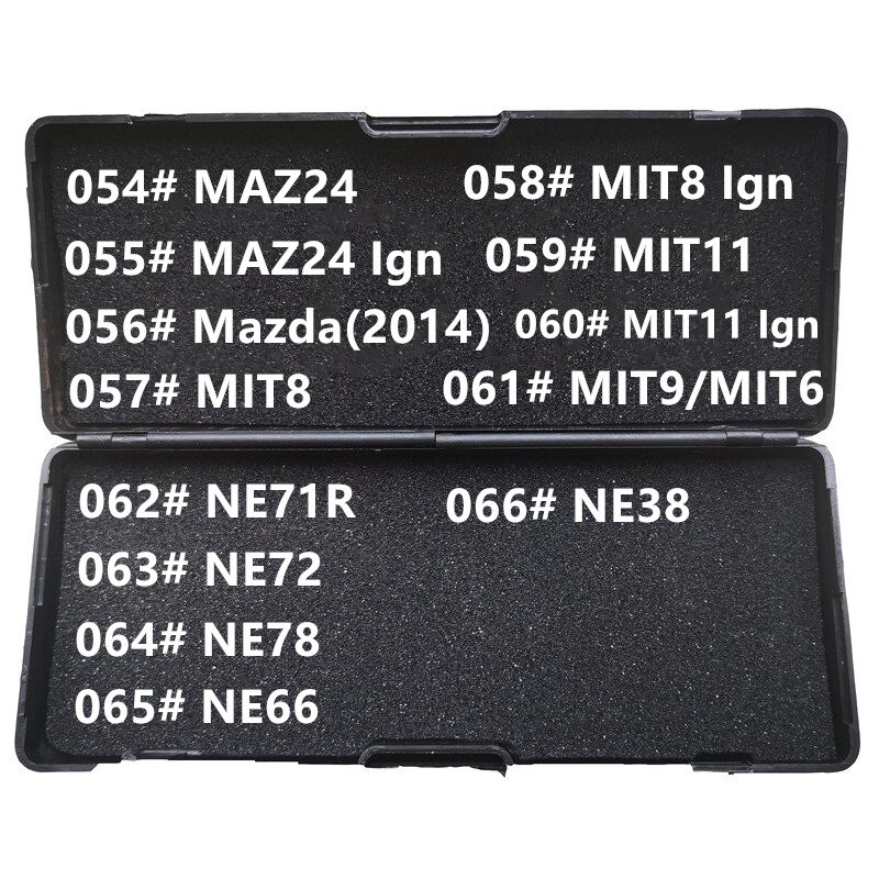 No black box no blade 021-029B# LiShi 2 in 1 HU46 HU56 HU58 HU64 HU66 HU83 HU87 HU92 HU100 HU100(10) reader Locksmith Tools