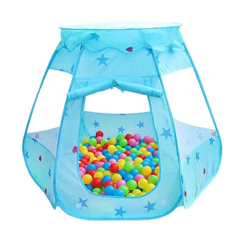 freundlicher Zelt Faltbare Tipi Für freundlicher Baby Moskito-nachweisen Zelt Zimmer Innen und OutdoorOcean Ball Schwimmbad freundlicher Spielen haus