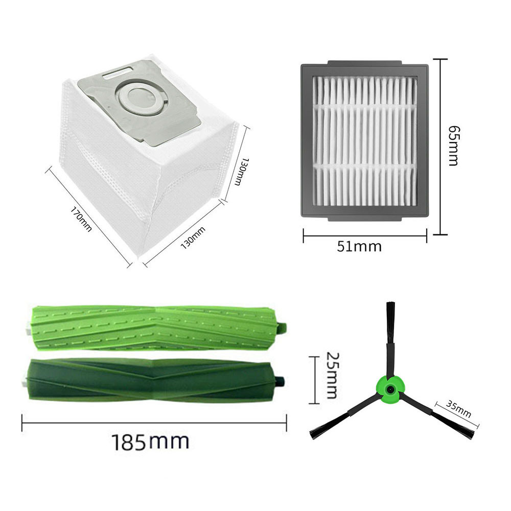 Hepa-filter, hauptbürste, seitenbürste, staubbeutel für irobot roomba  i3 i3+ i4 i4+ i5 i6 i7 i8 j5 j5+ j6 j6+ j7 j7+ j8 j8+ j9 j9+ e5 e6 e7
