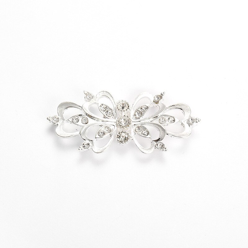 Retro Plating Eendenbek Gesp Kleding Decor Keten Vest Clip Trui Blouse Clip Kleding Decoratie Broche Pins: 6