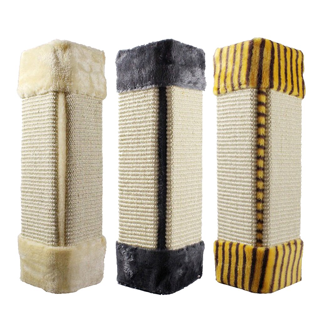 Wall Mounted Cat Scratches Board Pet Kitten Wall Corner Scratching Mat Post