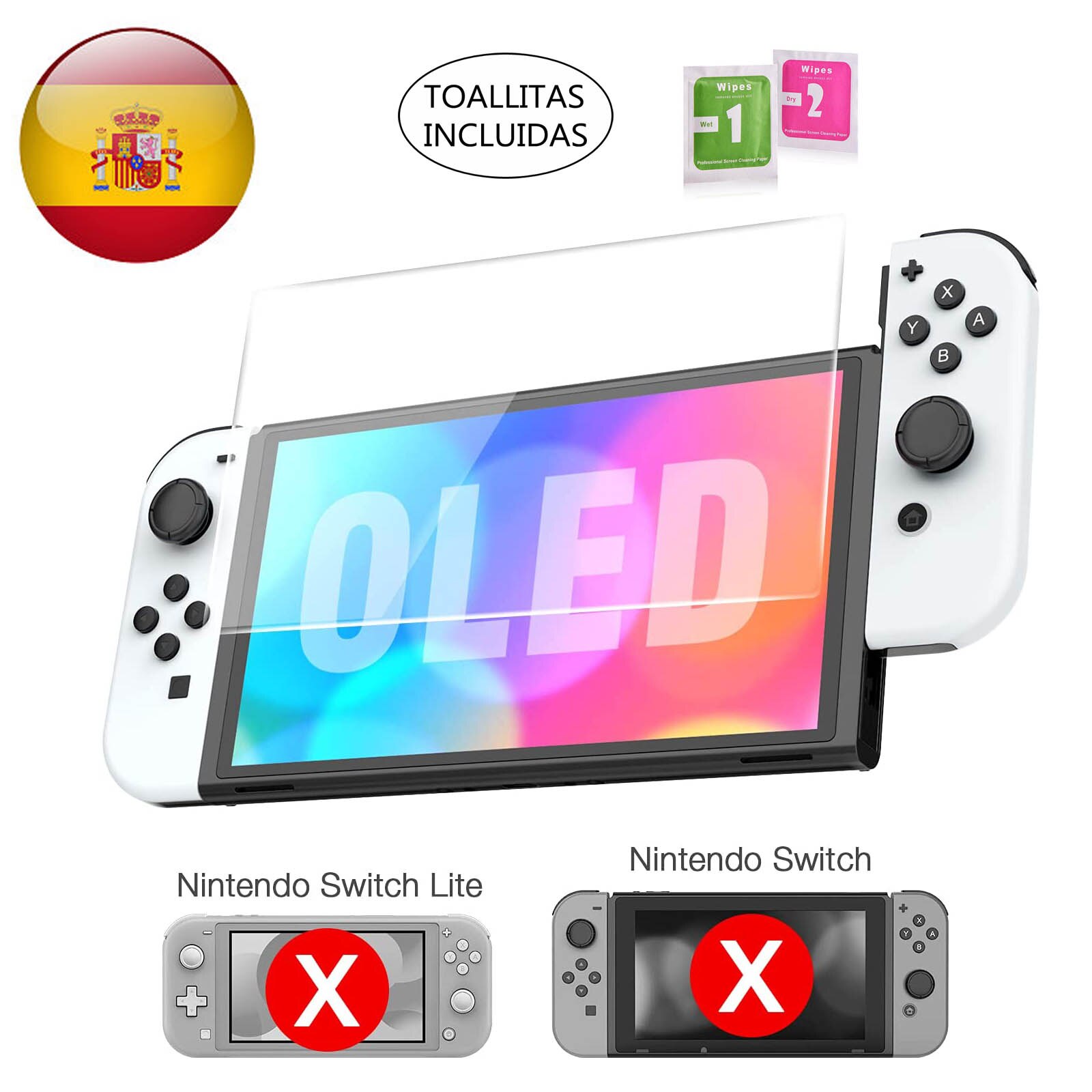 Bildschirm Schutz für Nintendo Schalter Oled gehärtetem glas 9H Nintedo Swtich OLED