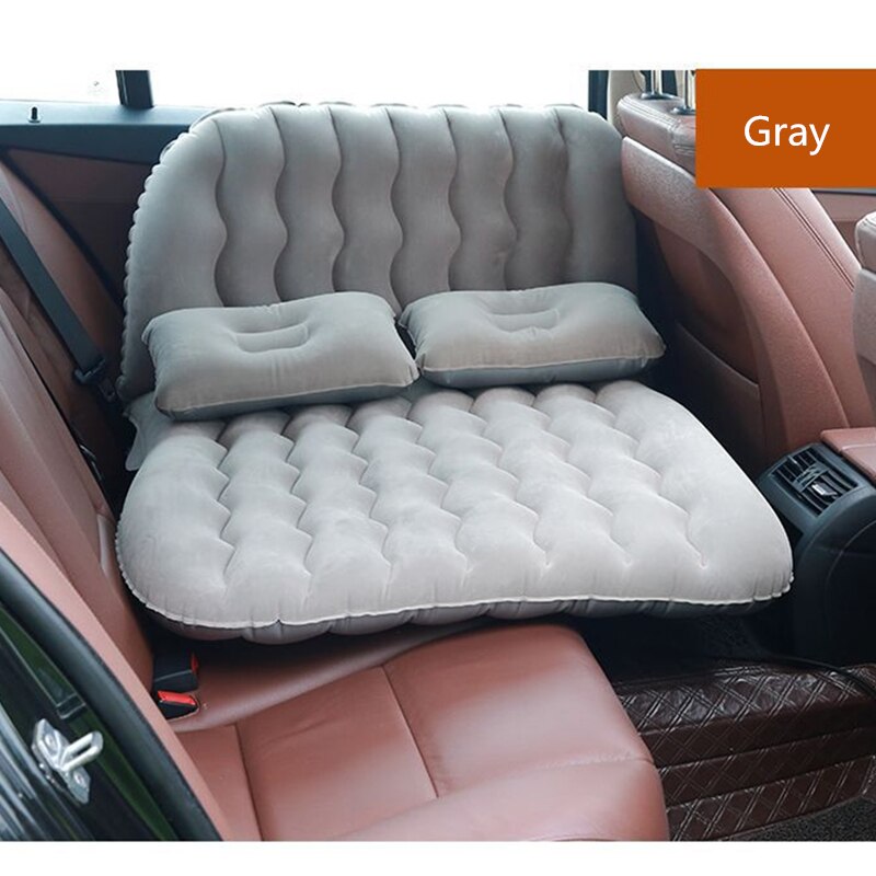 Inflatable Car Bed for back seat Air Mattress Travel Bed For child car accessories Outdoor Camping Mat Cushion PVC flocking