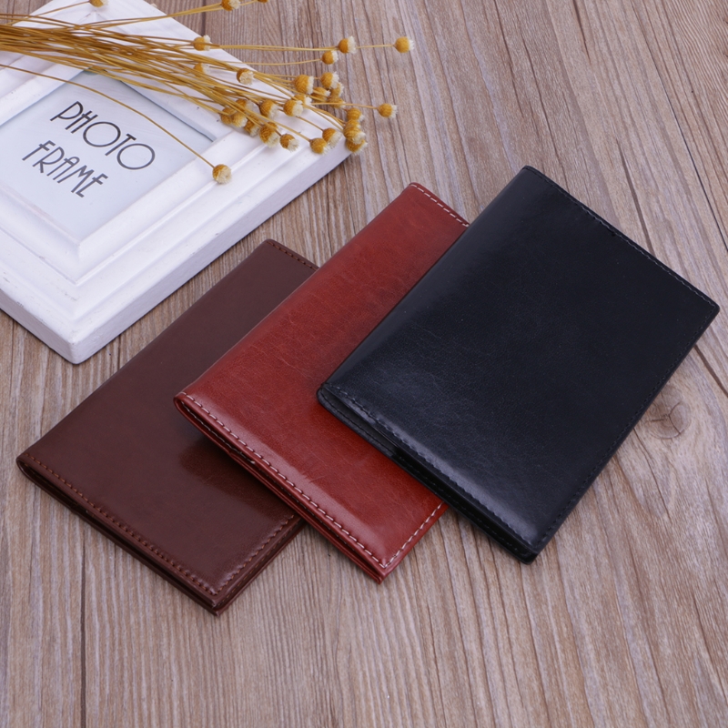 1Pc x Mini Business Notebook Mini Pocket Notebook Portable Journal Diary Book PU Leather Cover Note Pads
