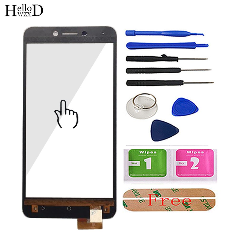 Digitalizador de Sensor de Cristal frontal de pantalla táctil para Letv le 1s X500 X501 X502, herramientas de digitalizador de Panel de Sensor de pantalla táctil