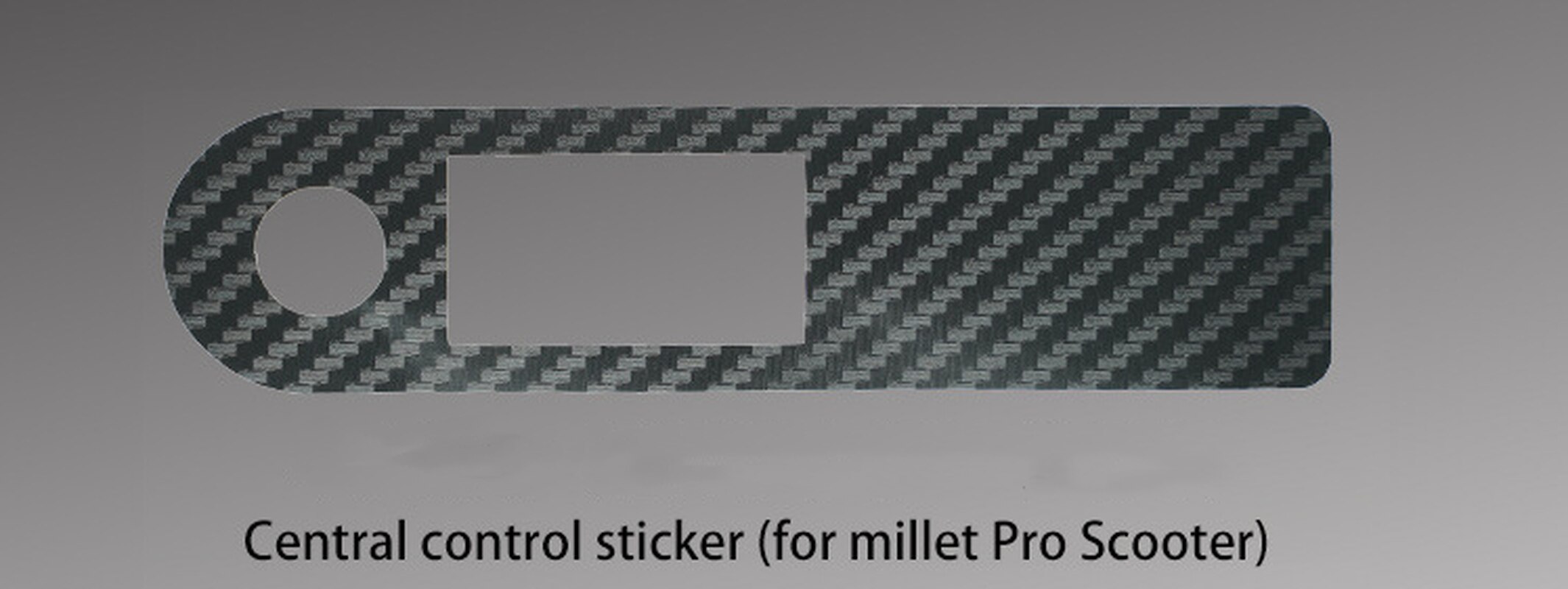 Película protetora acessórios scooter scooter fibra de carbono central pvc adesivo para xiaomi m365 pro scooter elétrico acessórios