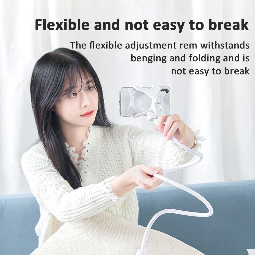 Universal 360 Rotating Flexible Arm Phone Holder Desktop Bed Lazy Tablet Clip Bracket Mobile Stand Support For iPhone Samsung