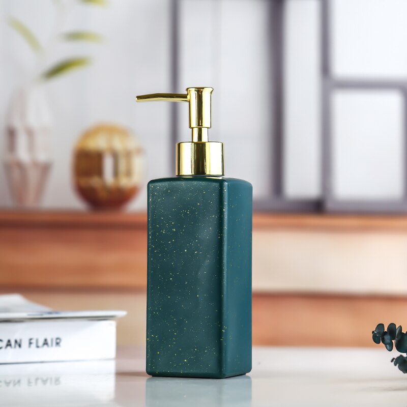 Álcool em gel para sabonete das mãos, recipiente de armazenamento para sabonete líquido, shampoo e loção, 1 peça: Verde
