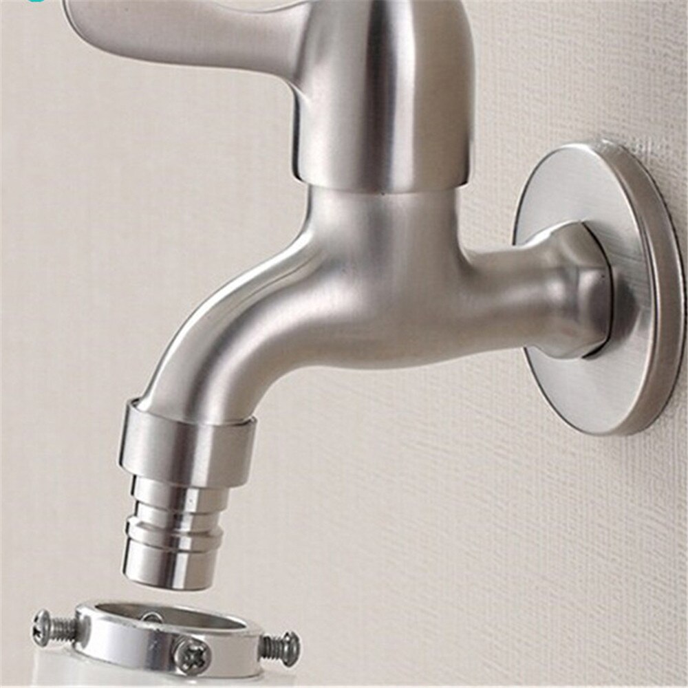 304 stainless steel material washing machine faucet wall mounted garden water bibcocks tap