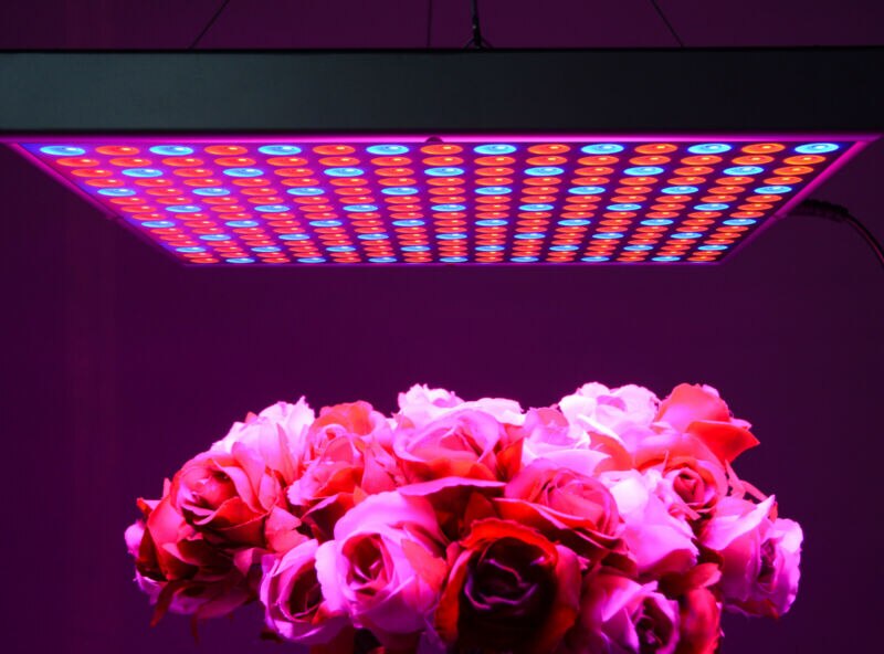 Garden Supplies 144 LED Grow Light Panel Lamp Full Spectrum Hydroponic Veg Plant Flower Growing