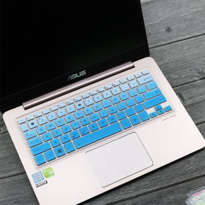 Dla Asus Zenbook UX305F TX300 TP300 P302 UX302 U303L RX310 UX32V UX305L 13.3 &#39;&#39;13 cal osłona na klawiaturę laptopa Protector skóry: Gradual blue