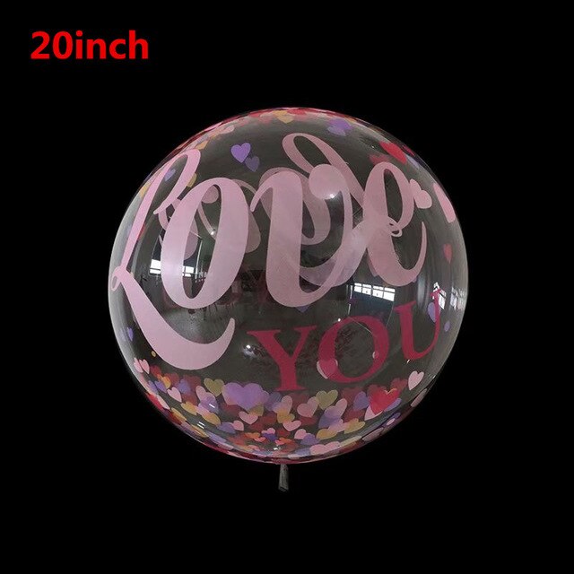 50pcs Transparent Globes Clear Balloon Helium Inflatable Bobo Balloons Wedding Birthday Baby Shower Decoration Bubble supplies