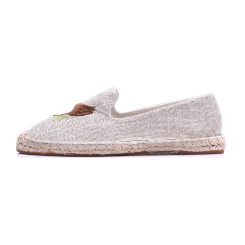 Timetang dame espadriller flade sko kvinder afslappet espadrille sommer loafers broderede komfortable sko piger hjem kvinder flad