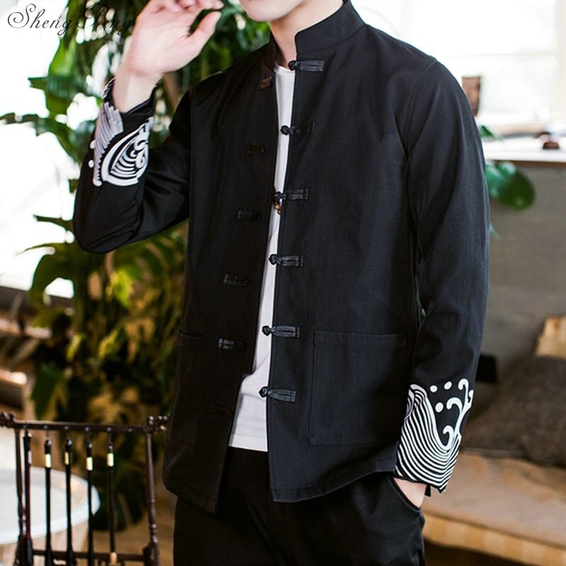 Ropa tradicional china para hombre, traje Tang sólido para primavera y otoño, para hombre, traje Maestro de Tai Chi Kung Fu, chaquetas para hombre V1828