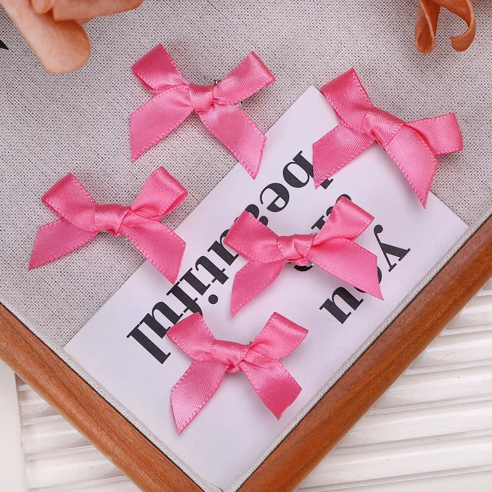 5-24 Uds Y2k niñas arcos Mini pinzas para el cabello horquilla de Metal pasador hecho a mano cinta arco flequillo Clip accesorios para el cabello de