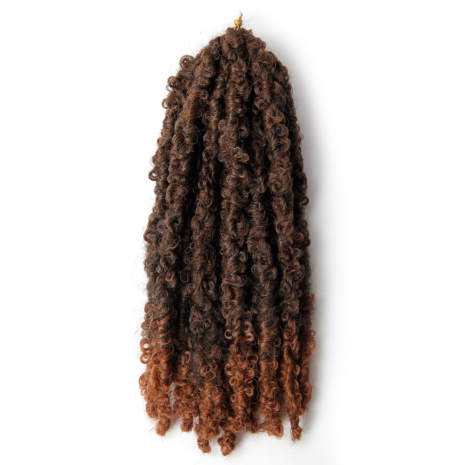 Butterfly Locs Crochet Hair Synthetic Short Distressed Faux Locs Crochet Braids Hair Goddess Pre Looped Bob Locs Pre-Twist Braid: 1B/30HL / 3Pcs/Lot