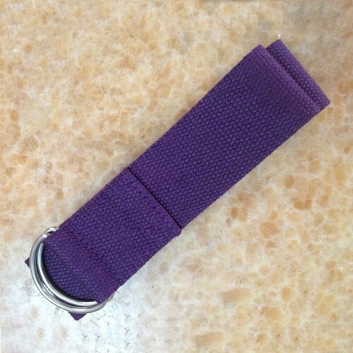 180CM Sport Yoga Stretch Strap Belt Gym Waist Leg Fitness Adjustable Belt Yoga Training Fitness Accessories Sporting Tools: Purple