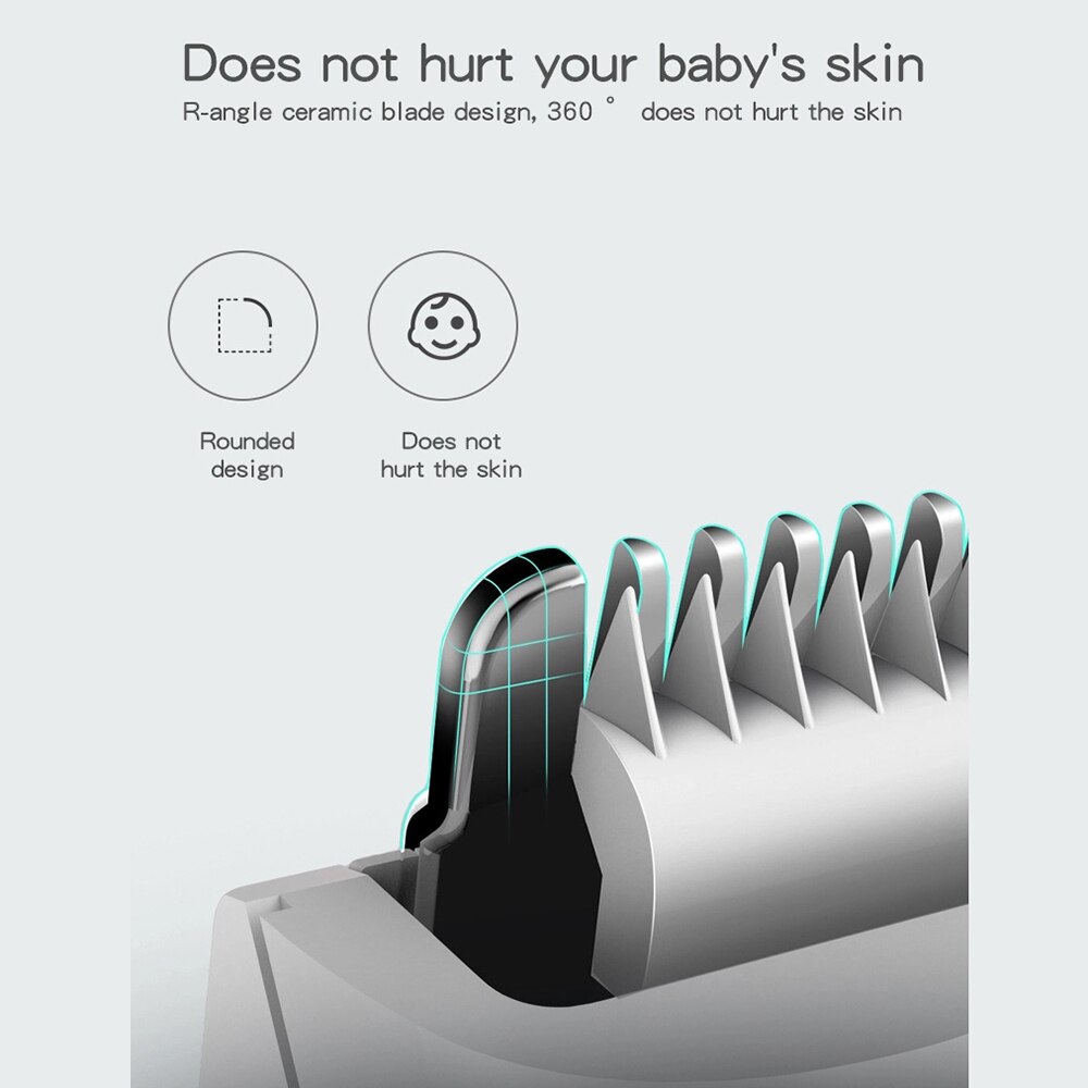 Baby Hair Clipper Child Hair Clippers Electric Quiet Trimmer Child Silent Kids Infant Hair Shaver for Baby Cordless Hair Trimmer