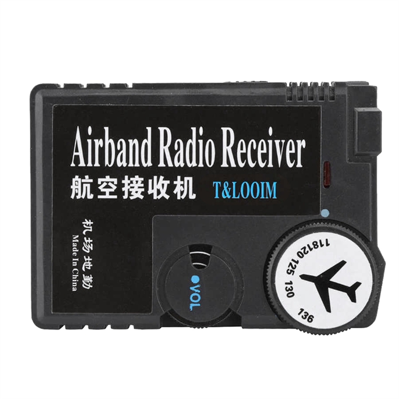 3CGRO-118-136Mhz Airband Radio Receiver High Sensitivity Air-To-Ground Aeronautical Band Receptor Digital Radio: Default Title