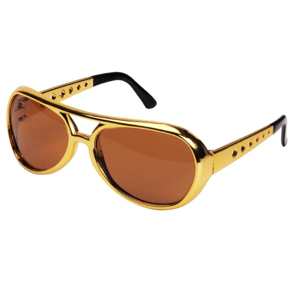 Glanzend Chroom Party Zonnebril 60's Rock Star Classic Eyewear Shades