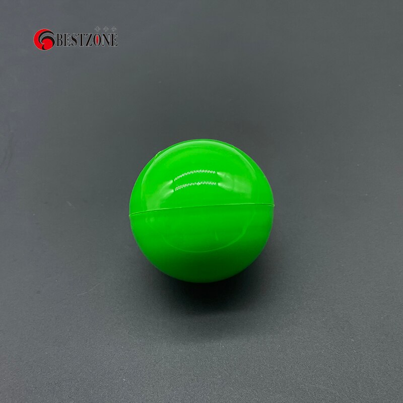 5/20/50/100 stück,  d60mm gemischte farben, überraschungsbälle aus kunststoff, spielzeugkapseln, leere eierschalen, die man in einer offenen box für verkaufsautomaten für kinder öffnen kann