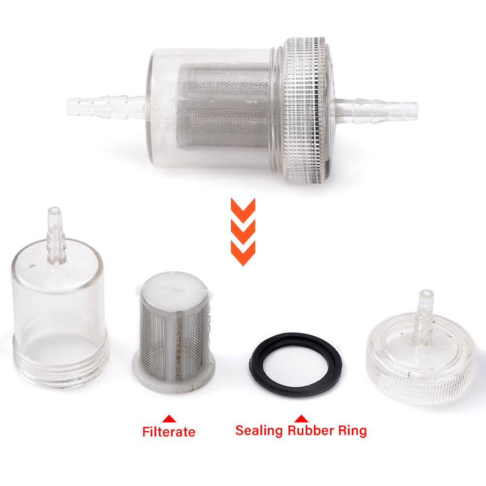1/2Pcs 4mm Diesel In-Line Fuel Filter Kit Gas Filter For Eberspacher Heater Air Heater Diesel Set Auto Filters Accessories