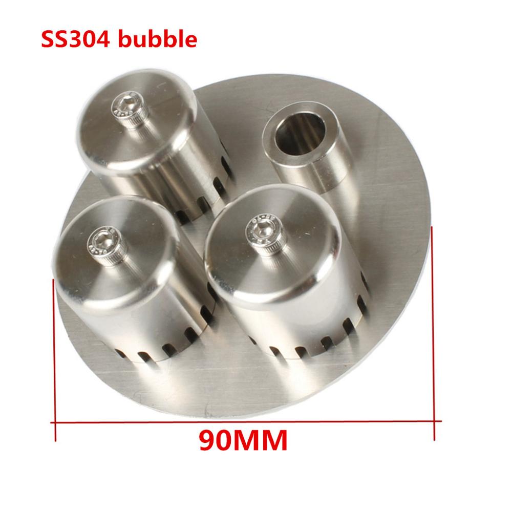 Distillation glass column SS304 bubble plate Copper bubble plate and Silicone gasket