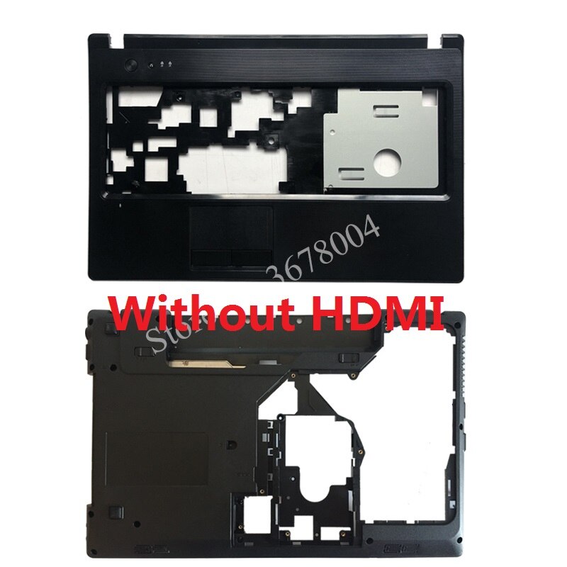 Funda para Lenovo G570 G575, cubierta de bisel LCD/cubierta de Carcasa inferior para portátil sin "HDMI"