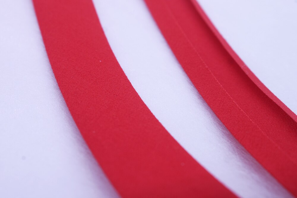 Polyester / Cotton 1" 25mm T/C Bias Binding Tape For Sewing Trimming Single Fold Ribbon Solid Color DIY 25yards/Roll