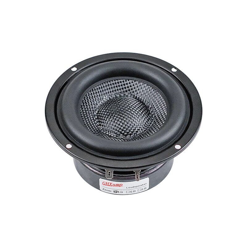 Ghxamp 4 Inch Woofer Subwoofer Luidspreker Hifi 4ohm 40W Glasvezel Geweven Wastafel Diepe Bas Loudspeaekr Grote Magnetische 1pc