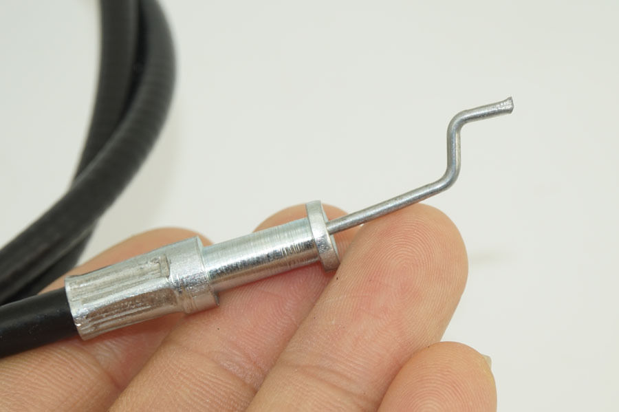 Universele gashendel en kabelbediening voor grasmaaiers, geschikt voor de meeste 4- takt grasmaaiers.: Zilver