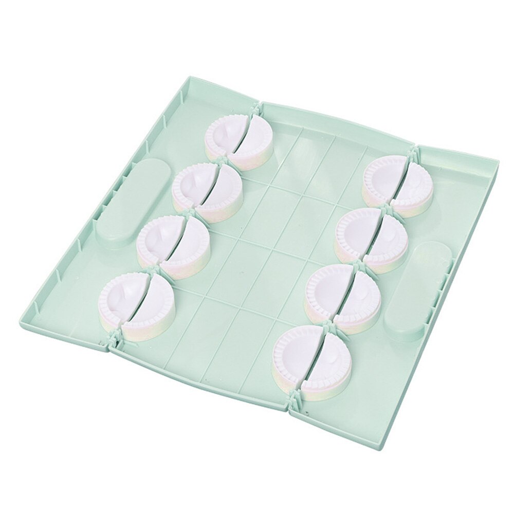 Dumplings Maker Tool Jiaozi Pierogi Mold You Can Make 8 Dumplings At A Time Baking Molds Pastry Kitchen Accessories: green