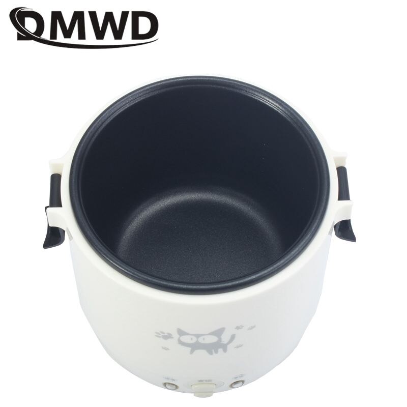 DMWD 1L Mini Panelas de Arroz Elétricas 12 v/24 v Para O Carro Do Caminhão de Alimentos Steming/Ebulição/Cozinha sopa Pote Preservação Do Calor 1-2 Pessoas eletrodomestico