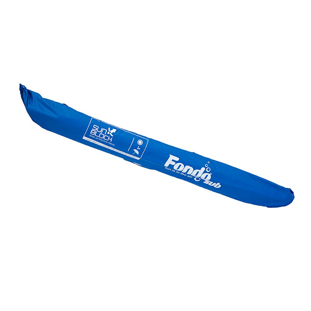 Sombrilla playa inclinable 240 Cm hierro y poliéster protección UV con pincho y funda