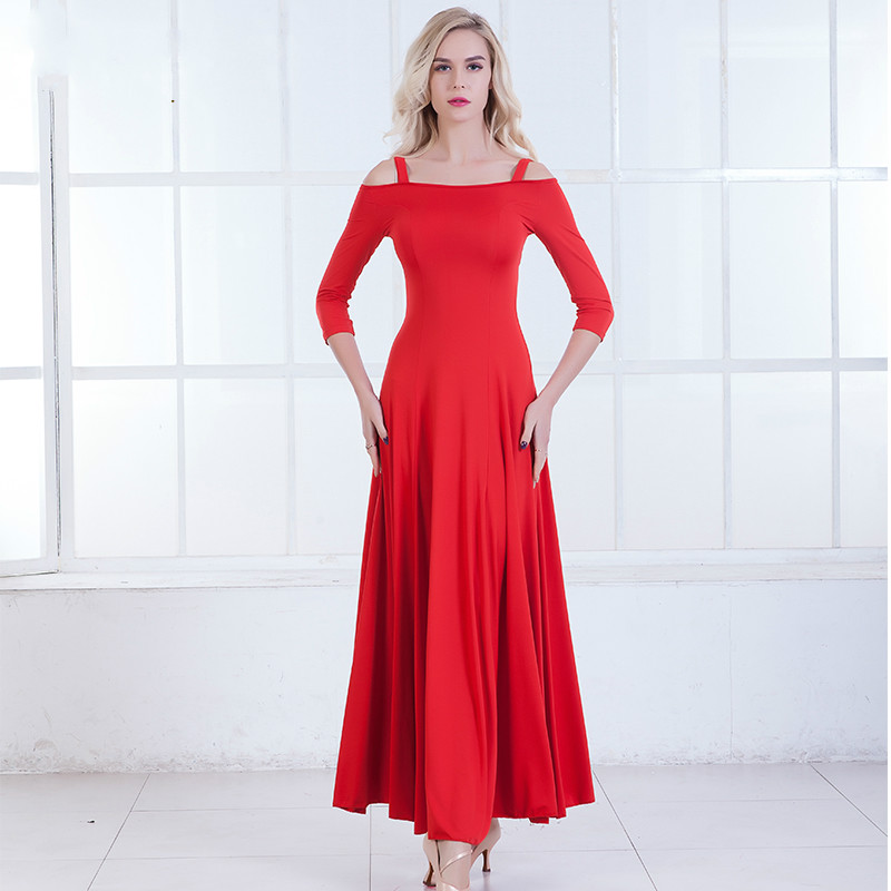 Robe de danse de salon de danse moderne femmes robe de danse de salon Standard pour la valse/tango/foxtrot Performance robe de compétition