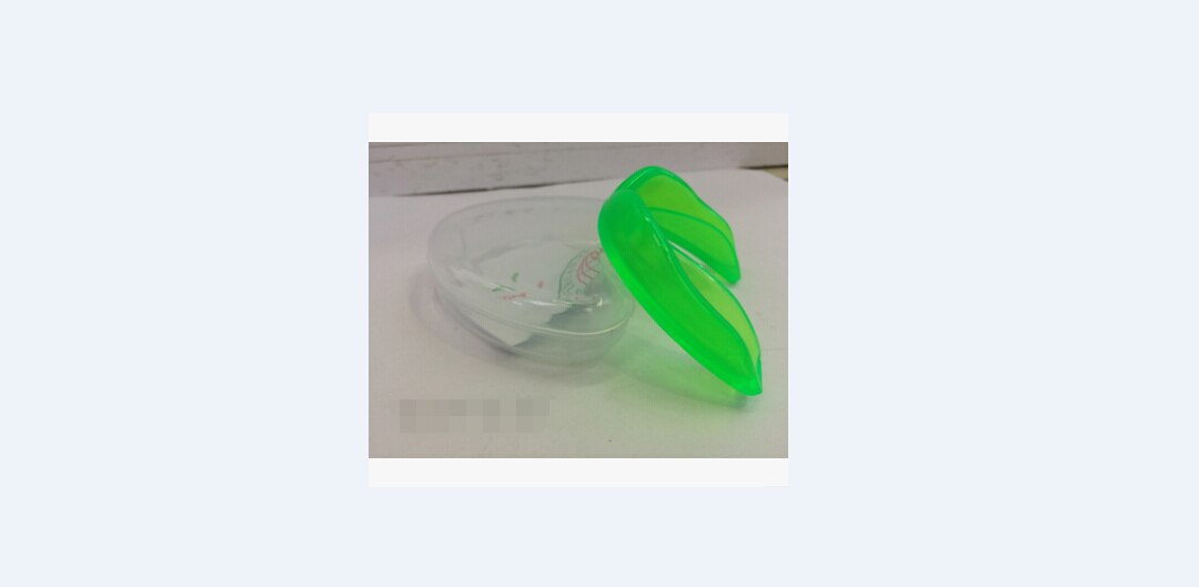 CLEAR Gum Shield Teeth Protector Mouth Guard Piece Rugby Football Boxing MMA: Green