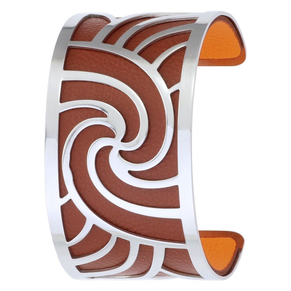 Cremo Stainless Steel 40MM Bracelet &Bangles For Women Interchangeable Leather Bangle Jewelry Bijoux Femme: 004