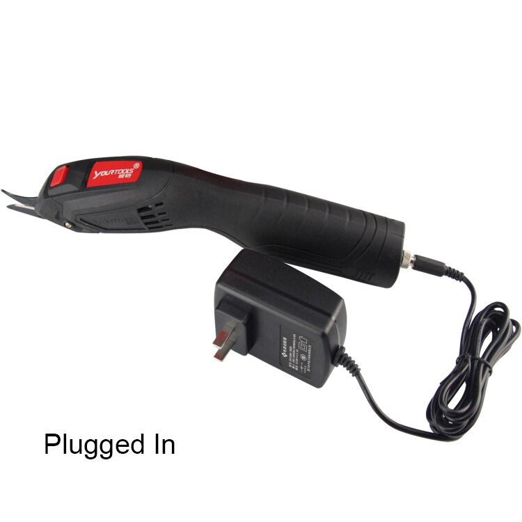 Ciseaux électriques professionnels pour la couture de tissu, Charge USB, outil électrique sans fil, ciseaux de coupe: Set 2