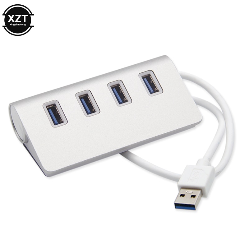 Universal USB HUB High Speed 5Gbps Multi Light USB 3.0 4 Port Multi HUB Splitter Aluminum Adapter Expander for PC Laptop