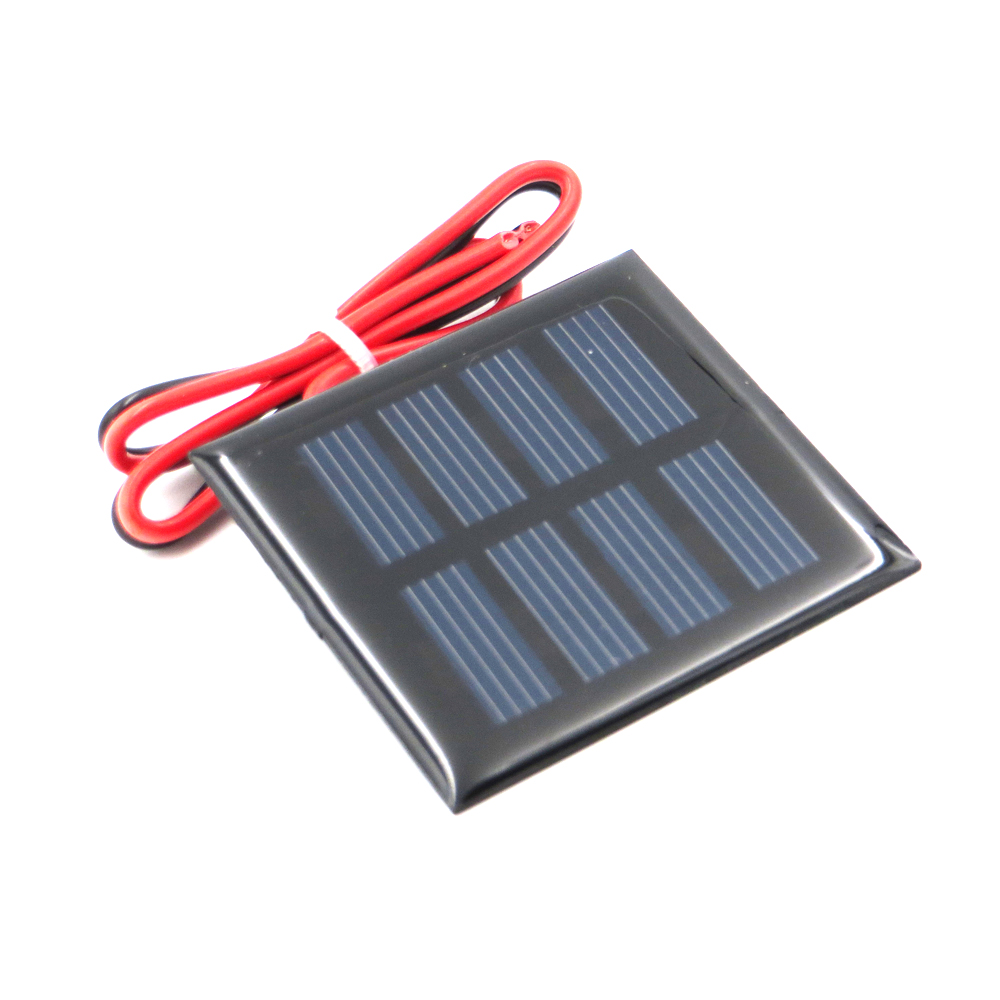1 Pc X 2V 100mA Met 30 Cm Breiden Draad Acculader Kleine Mini Zonnepaneel Kabel Speelgoed Solar mobiele Polykristallijn Silicium Diy