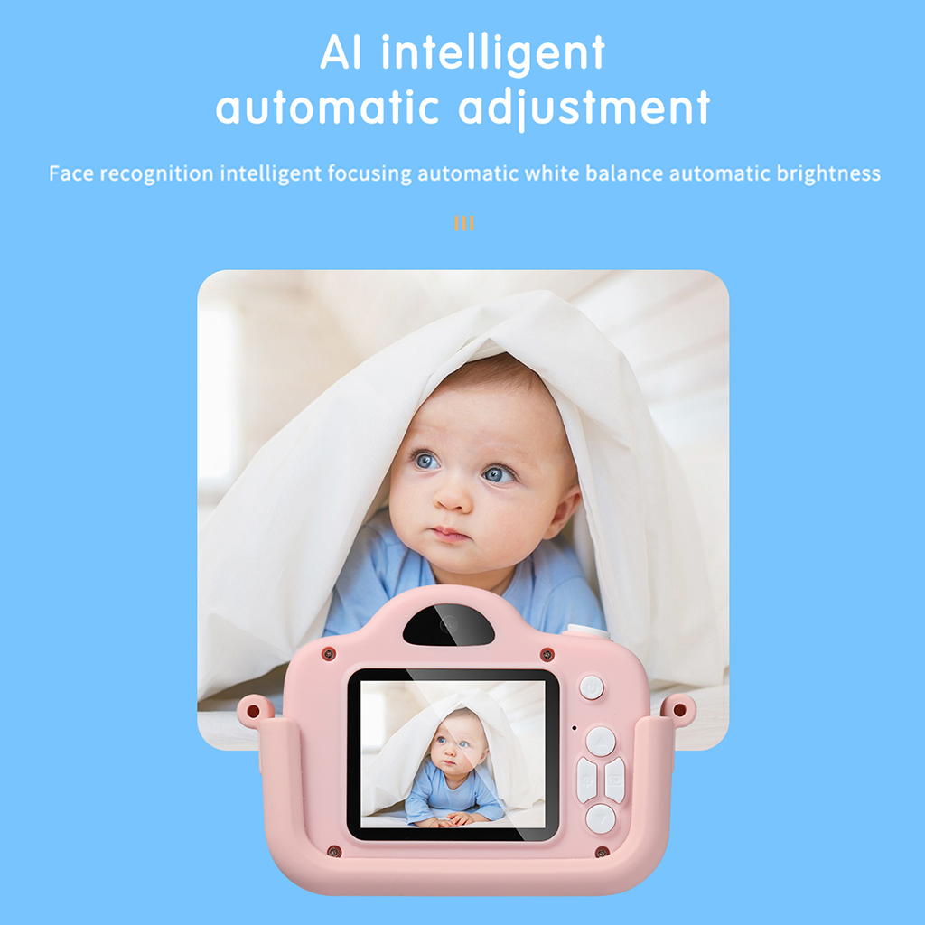 1080P Digital Camera Front &amp; Back Dual Lens Video Recorder,2000W Pixels 2.0" IPS Screen Great Christmas for Kid Boy Girl