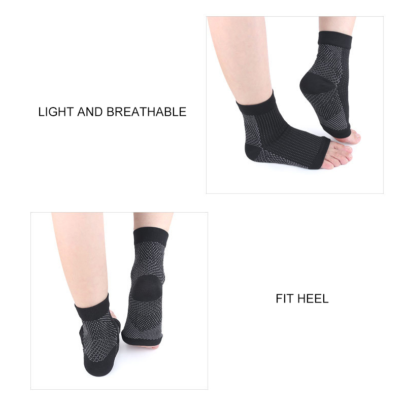 1Pcx cheville pied élastique Compression enveloppement manchon pansement orthèse soutien Protection Sport soulagement douleur pied Sport accessoires # ED